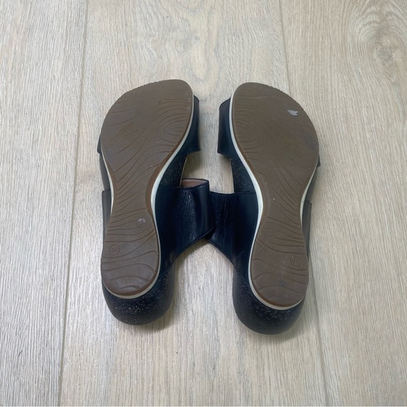 Dansko Vienna black leather sandals orthopedic - Picture 5 of 6